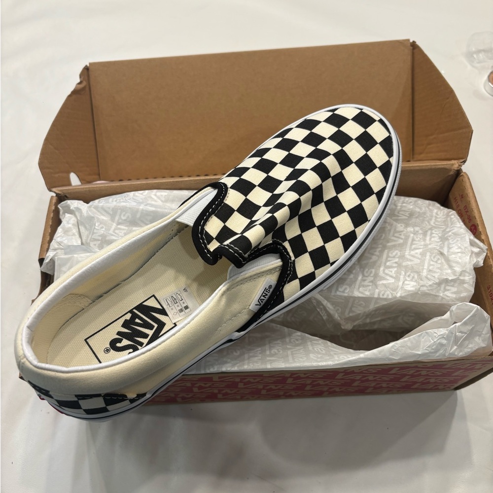 Vans Checkerboard Slip-On Sneakers Unisex Men’s 8.5/Women’s 10